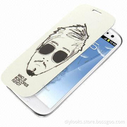 Cool Roscofius Flevo Pattern Flip Leather Case for Samsung Galaxy S III with Replacement Back Cover